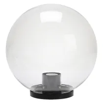 LANTERNA TESTA-PALO 'GLOBO' Ø cm.25 - trasparente