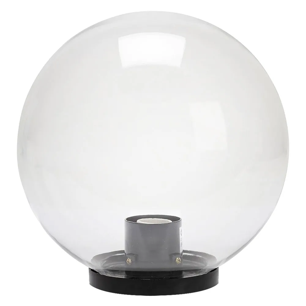 LANTERNA TESTA-PALO 'GLOBO' Ø cm.25 - trasparente LANTERNA TESTA-PALO 'GLOBO' Ø cm.25 - trasparente