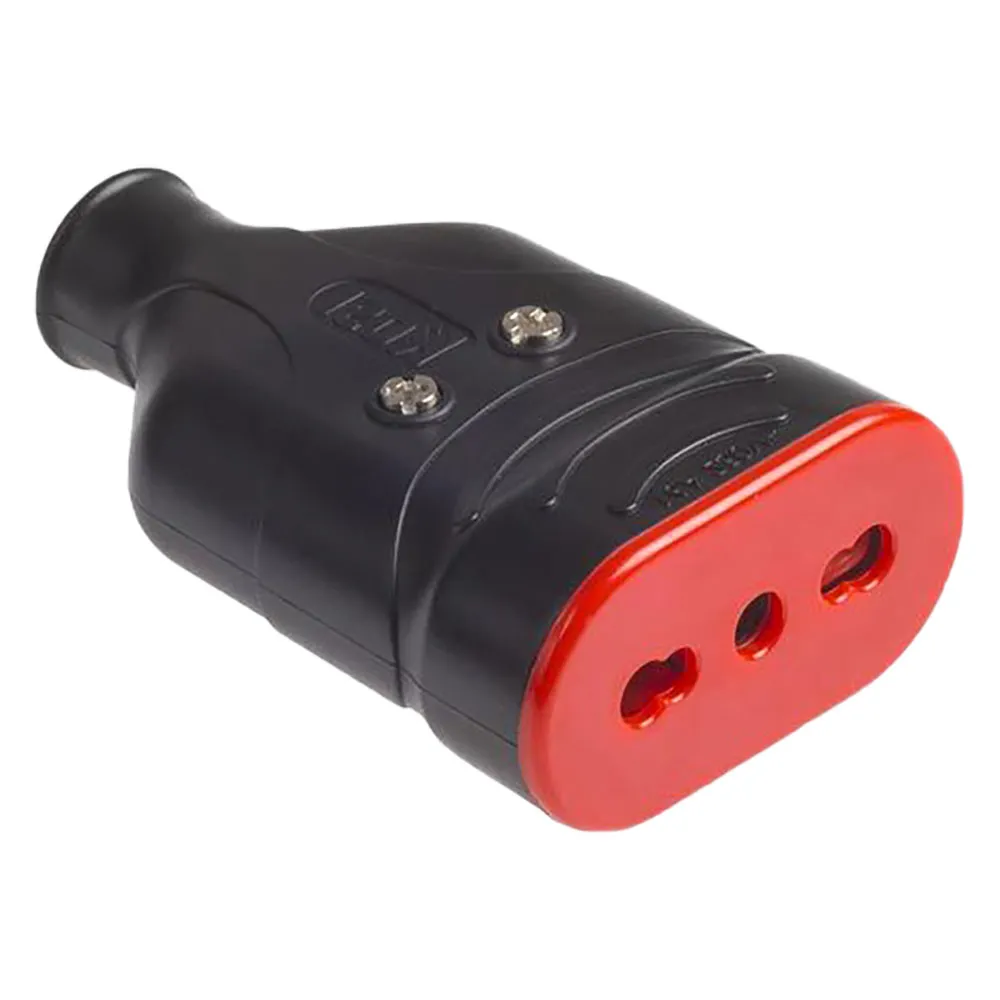 PRESA ALTA RESISTENZA 'ELA PLUG' 2P+T 10/16A - colore bianco PRESA ALTA RESISTENZA 'ELA PLUG' 2P+T 10/16A - colore bianco