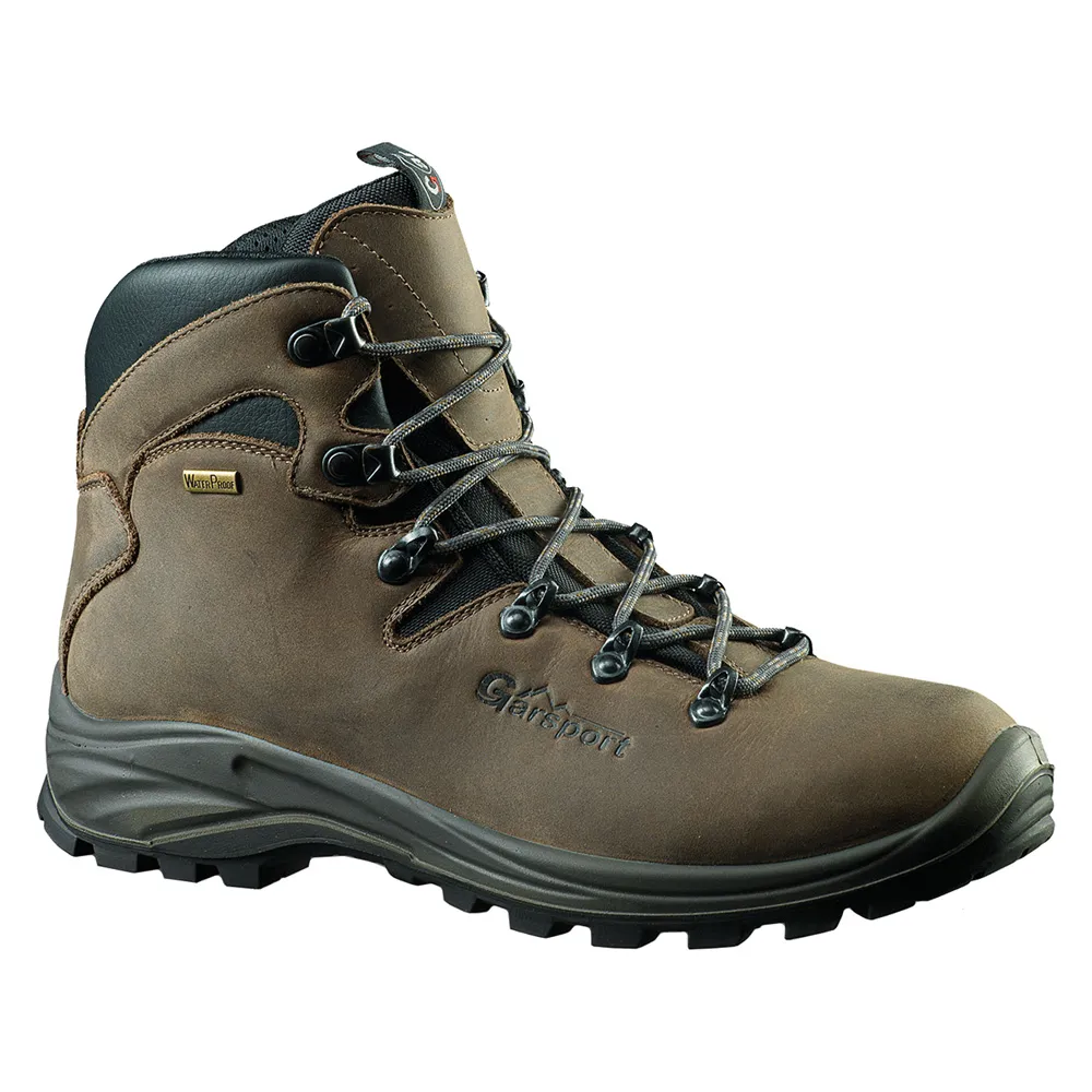 SCARPE PER TREKKING ALTE 'STELVIO TEX' N. 46 - marrone SCARPE PER TREKKING ALTE 'STELVIO TEX' N. 46 - marrone
