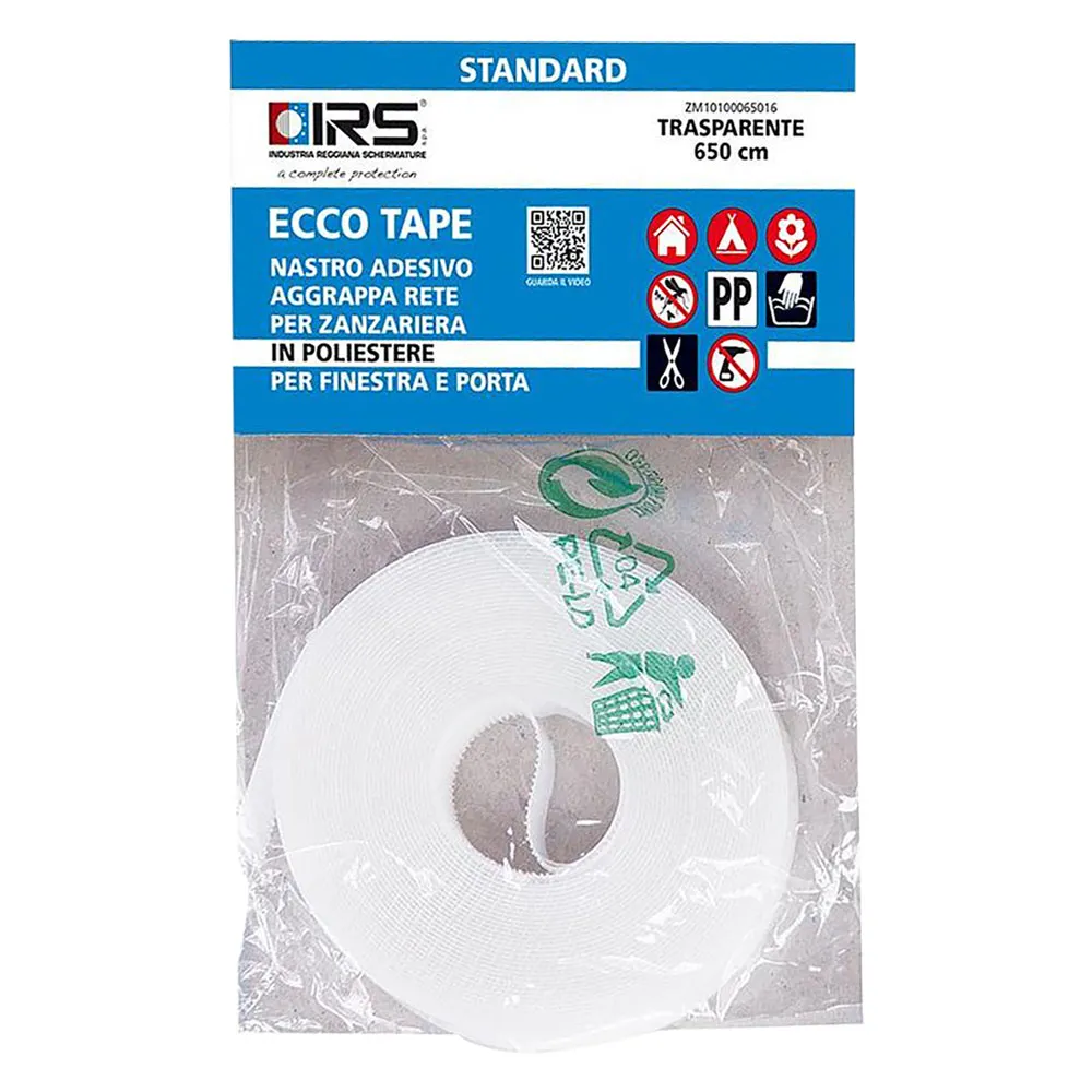 NASTRO IN VELCRO PER ZANZARIERE 'ECCO TAPE 650' mm 10 x 6 NASTRO IN VELCRO PER ZANZARIERE 'ECCO TAPE 650' mm 10 x 6