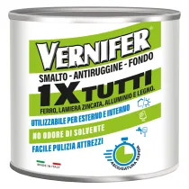 VERNICE ANTIRUGGINE ACRILICA 'VERNIFER 1 X TUTTI' Ml. 500 - marrone brillante (4601)