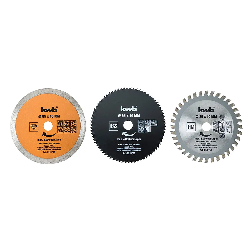SET LAME PER MINI SEGA CIRCOLARE set 5 pezzi SET LAME PER MINI SEGA CIRCOLARE set 5 pezzi