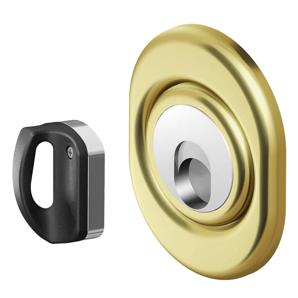 DEFENDER MAGNETICO PER SERRATURE 'MR 500F' inox ottone lucido DEFENDER MAGNETICO PER SERRATURE 'MR 500F' inox ottone lucido