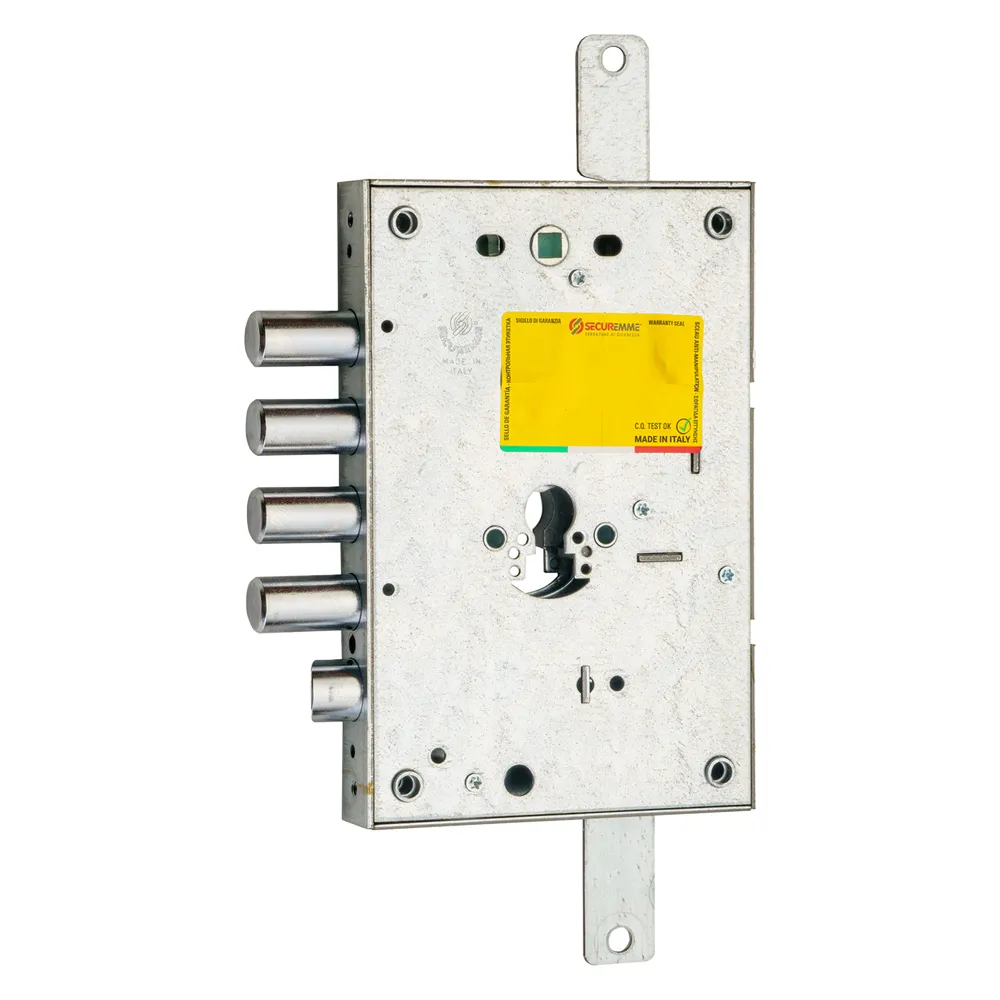 SERRATURA DA APPLICARE TRIPLICE PER PORTE BLINDATE '265' interasse pistoni 37 mm - E63 SX SERRATURA DA APPLICARE TRIPLICE PER PORTE BLINDATE '265' interasse pistoni 37 mm - E63 SX