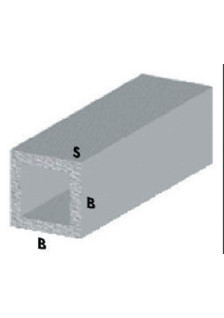 PROFILO ARGENTO H.100 TUBO...