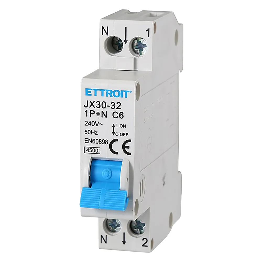 INTERRUTTORE MAGNETOTERMICO 1P+N - 30A INTERRUTTORE MAGNETOTERMICO 1P+N - 30A