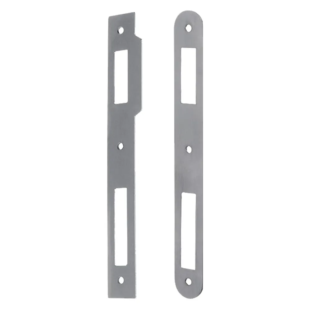 CONTROPIASTRA PER SERRATURA 'PATENT' B.Q. ottone lucido verniciato - interasse 70 mm CONTROPIASTRA PER SERRATURA 'PATENT' B.Q. ottone lucido verniciato - interasse 70 mm