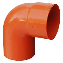 CURVA 87° IN PVC 87° Ø 63