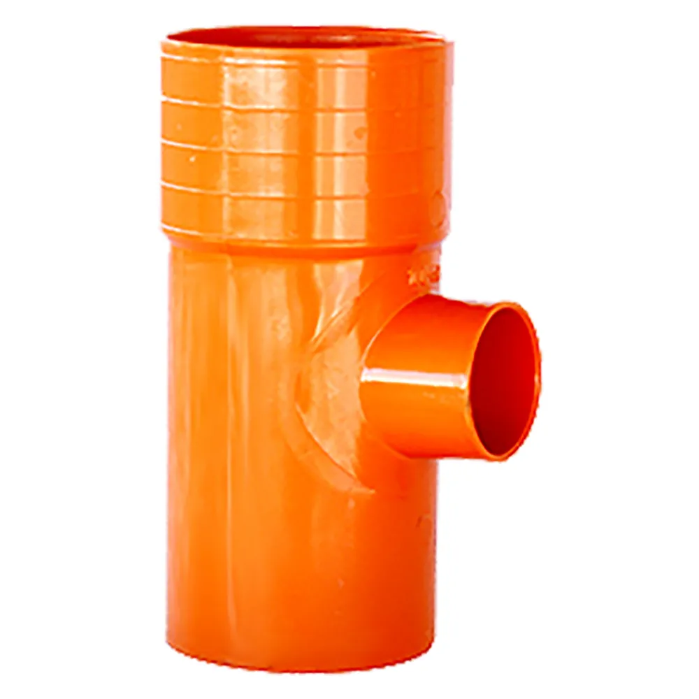 DERIVAZIONE A 'T' RIDOTTA 87° IN PVC Ø 100 / 40