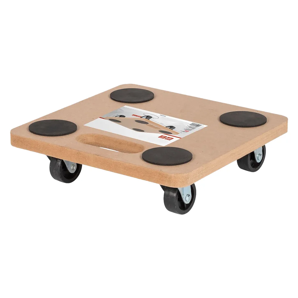 CARRELLO MULTIUSO PEDANA LEGNO cm 30 x 60 - ruote Ø 75 mm / portata 200 kg CARRELLO MULTIUSO PEDANA LEGNO cm 30 x 60 - ruote Ø 75 mm / portata 200 kg