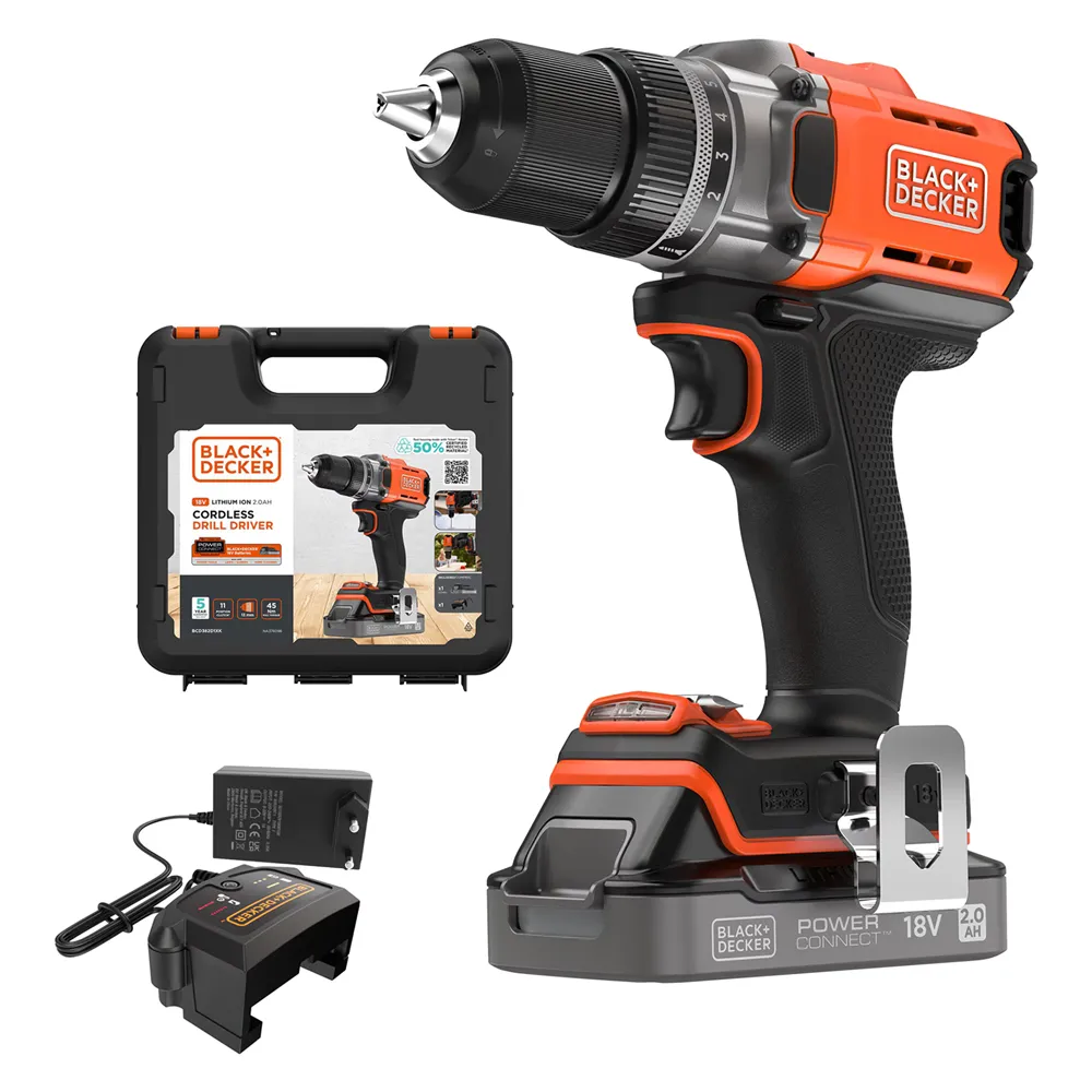 TRAPANO AVVITATORE A BATTERIA 'BCD382D1XK-QW' 18V - 2 TRAPANO AVVITATORE A BATTERIA 'BCD382D1XK-QW' 18V - 2
