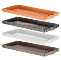 SOTTOVASO PER FIORIERA RETTANGOLARE cm 60 x 25 x 3