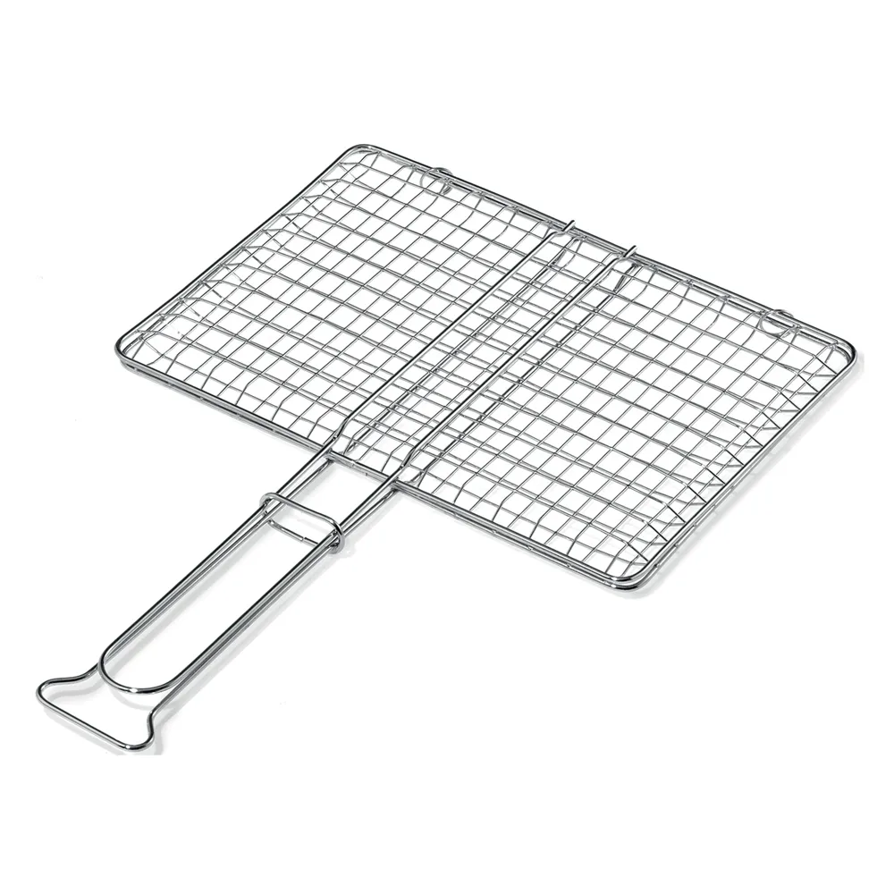 GRATICOLA DOPPIA IN ACCIAIO cm 27 x 37 GRATICOLA DOPPIA IN ACCIAIO cm 27 x 37