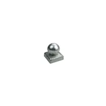 Copertura per pali a sfera Dimensioni Ø/X bandella: 90 X 90 mm.