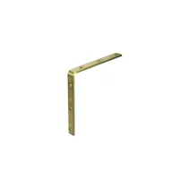 Lastrine angolari fori svasati zincate giallo (1 Pz) Misura (mm x mm): 120 X 120 mm.