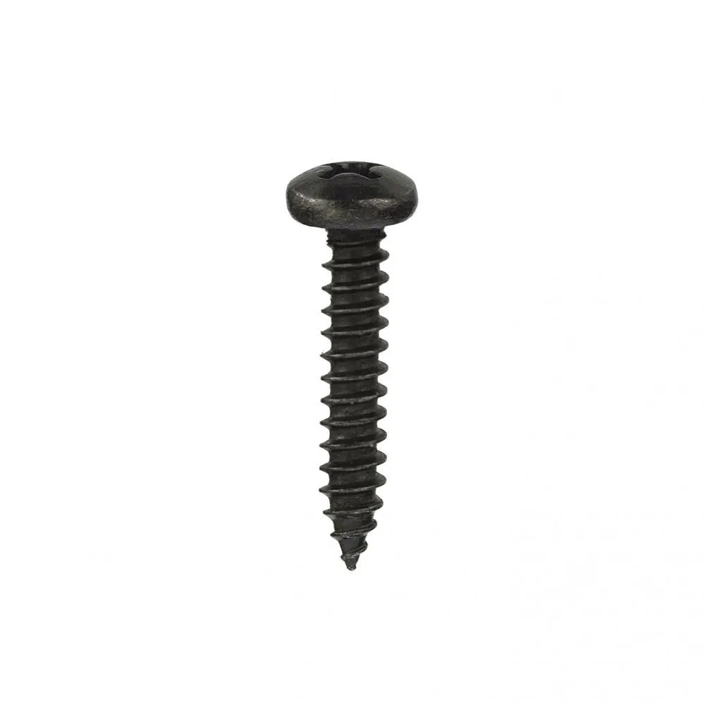 Viti autofilettanti testa cilindrica nere DIN 7981 Dimensioni viti: 4,2 x 19 mm.