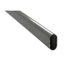 Tubo per armadi ovale cromato Dimensioni Ø/X accessori mobili: 150 cm.