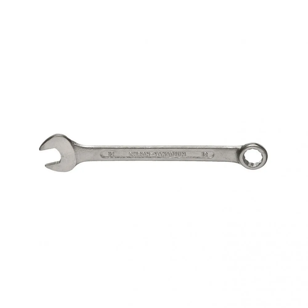 CHIAVE COMBINATA in Cromo Vanadio SU PLACCHETTA (Misura a scelta) Dimensioni m.: 19 mm.
