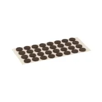 Feltrini adesivi tondi marroni Dimensione Ø/X protezioni: Ø 50 mm.