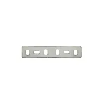 Lastrina pesante asolata acciaio zincato bianco Misura (mm x mm): 200 X 20 mm.