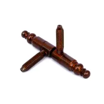 Cerniere per infissi "Anuba in stile" in ferro bronzato Dimensioni Ø/X accessori mobili: Ø 9 mm.