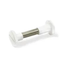 Viti di collegamento in plastica bianca Dimensioni -: 30 - 43 mm.