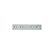 Lastrine di giunzioni dritte in acciaio zincato bianco (4 Pz) Misura (mm x mm): 60 X 15 mm.
