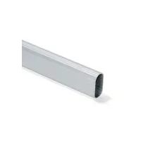 Tubo per armadi ovale in alluminio millerighe Dimensioni Ø/X accessori mobili: 150 cm.