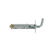 Tasselli in acciaio con gancio corto Misura ØX: Ø 8,0 x 45 mm.