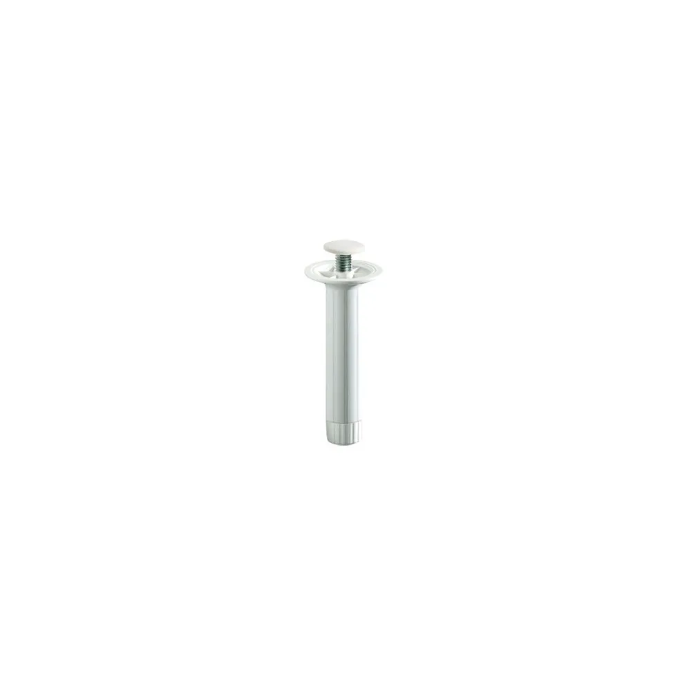Piedini in plastica con vite serie "Kitchen" bianco 4 pz. Dimensioni m.: 120 mm. Piedini in plastica con vite serie "Kitchen" bianco 4 pz. Dimensioni m.: 120 mm.