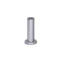Piedino in metallo serie "Evolution" alluminio. Dimensioni X piedi: 150 mm X Ø 35 mm Base 60 mm