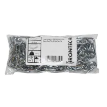 CATENA GENOVESE PRETAGLIATA IN ACCIAIO ZINCATO Ø4MM Lunghezza: 2,5 mt