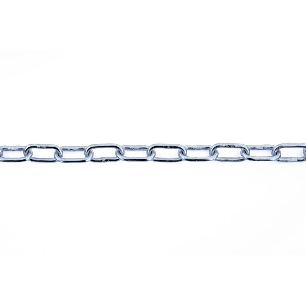 CATENA GENOVESE PRETAGLIATA IN ACCIAIO ZINCATO Ø3MM Lunghezza: 5 mt
