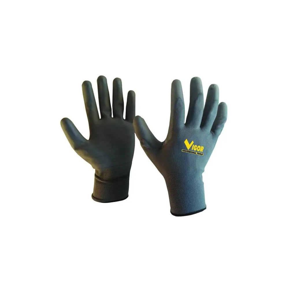 GUANTO IN NYLON/POLIURETANO VIGOR GRIGIO Taglie: XL GUANTO IN NYLON/POLIURETANO VIGOR GRIGIO Taglie: XL
