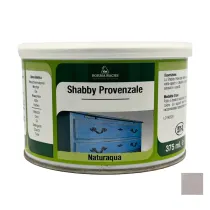 SHABBY CHIC PROVENZALE DECORGESSO ANTICANTE ALL'ACQUA 375 ml - Borma Wachs Colori Borma Wachs: 107 - GRIGIO SCURO
