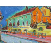 CARTA DECOUPAGE STREET AT SUNSET 60X84