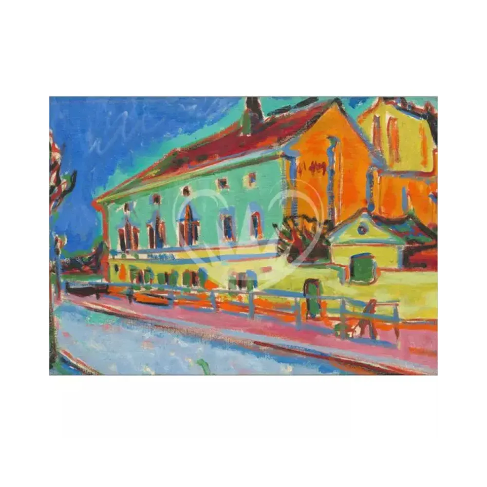 CARTA DECOUPAGE STREET AT SUNSET 60X84