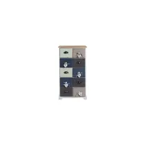 CASSETTIERA SHABBY 10 Cassetti 88X48X30cm