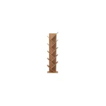 LIBRERIA SCAFFALE 10 RIPIANI IN LEGNO STILE CONTEMPORANEO 160x44,5x22CM