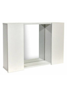 KIT SPECCHIO BAGNO 2 ANTE "GIN2" BIANCO