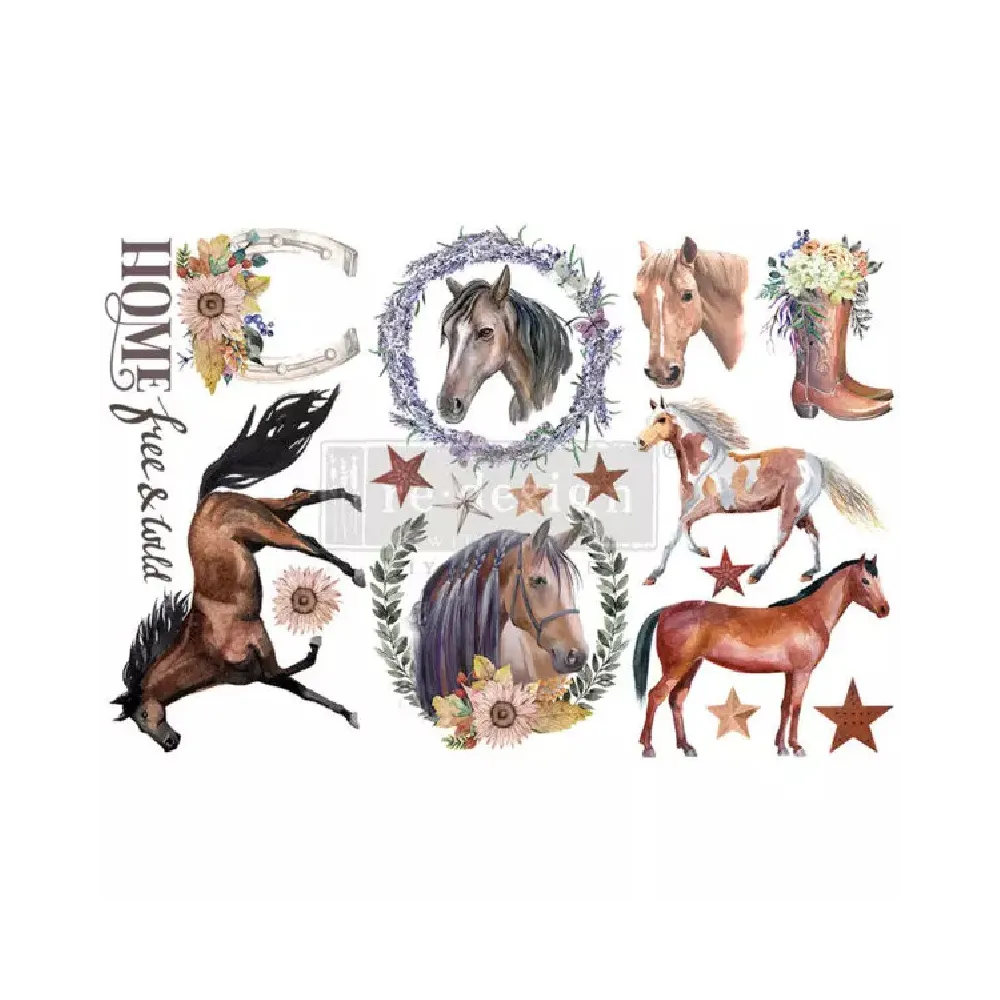 REDESIGN DECOR TRANSFERS WILD SOUL 15 x 30,5 CM REDESIGN DECOR TRANSFERS WILD SOUL 15 x 30,5 CM