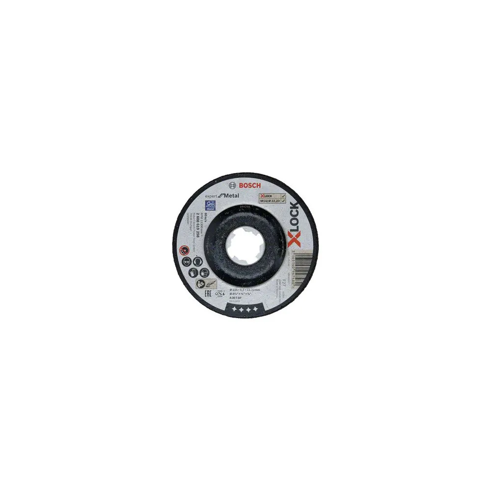 DISCO PER SBAVARE X - LOCH BOSCH 115X6,0MM DISCO PER SBAVARE X - LOCH BOSCH 115X6,0MM