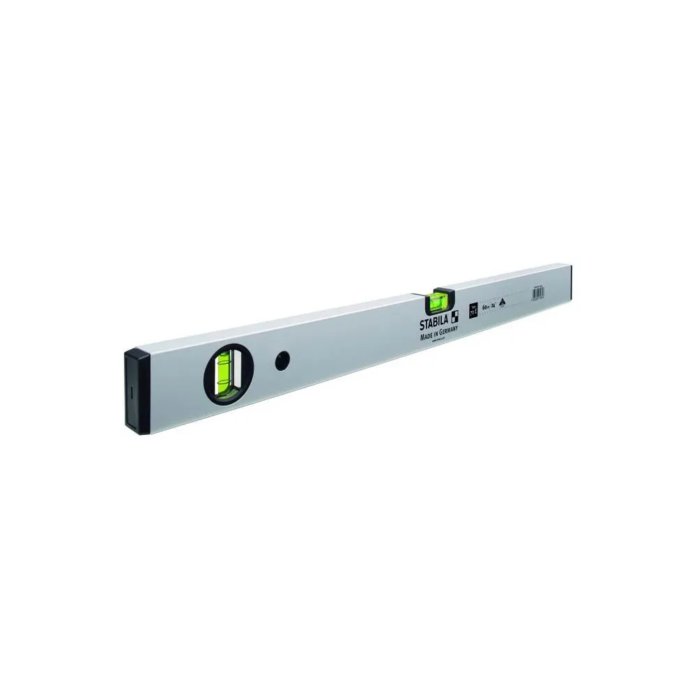 LIVELLA STABILA 70E ARGENTO 2 BOLLE MM. 600 LIVELLA STABILA 70E ARGENTO 2 BOLLE MM. 600