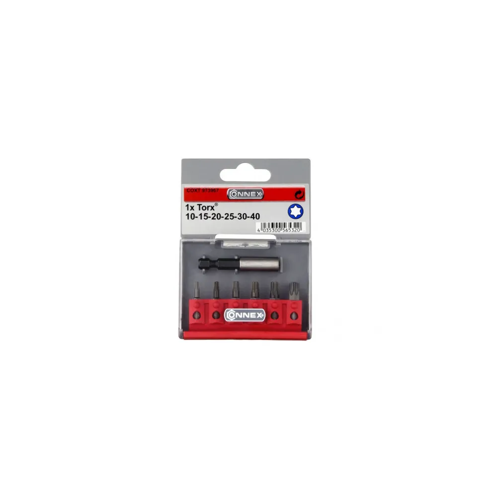 SET INSERTI TORX+ADATTATORE