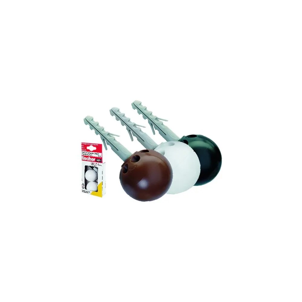 TASSELLI FISCHER SA-1NK FERMAPORTE BIANCO 2 PZ