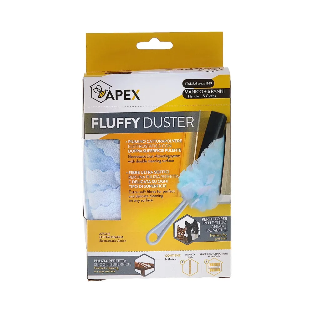 PIUMINO "FLUFFY DUSTER" 5 PANNI