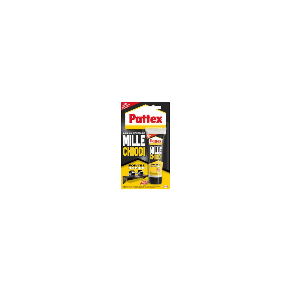 PATTEX MILLE CHIODI FORTE&RAPIDO GR100 PATTEX MILLE CHIODI FORTE&RAPIDO GR100