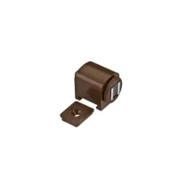 Chiusure magnetiche marroni con basetta forza 6 kg. 2 pz.