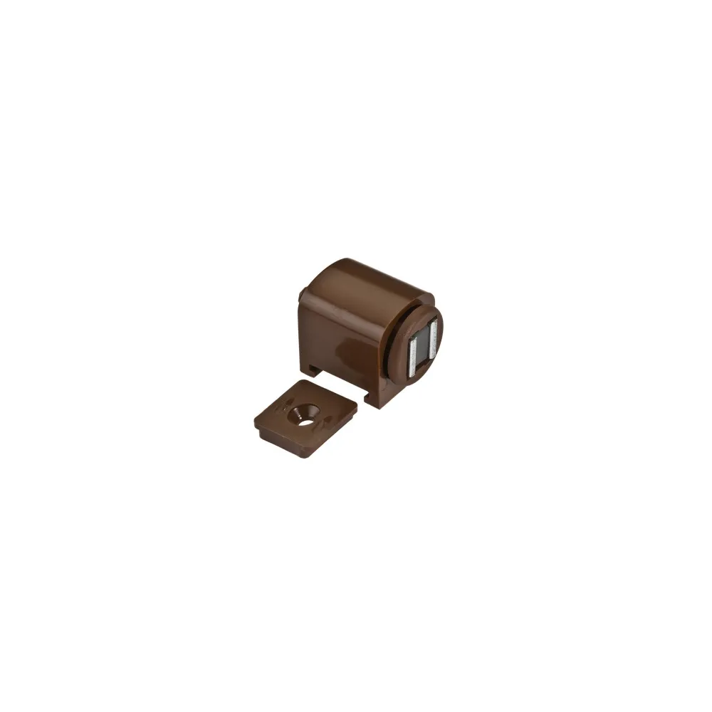 Chiusure magnetiche marroni con basetta forza 6 kg. 2 pz. Chiusure magnetiche marroni con basetta forza 6 kg. 2 pz.